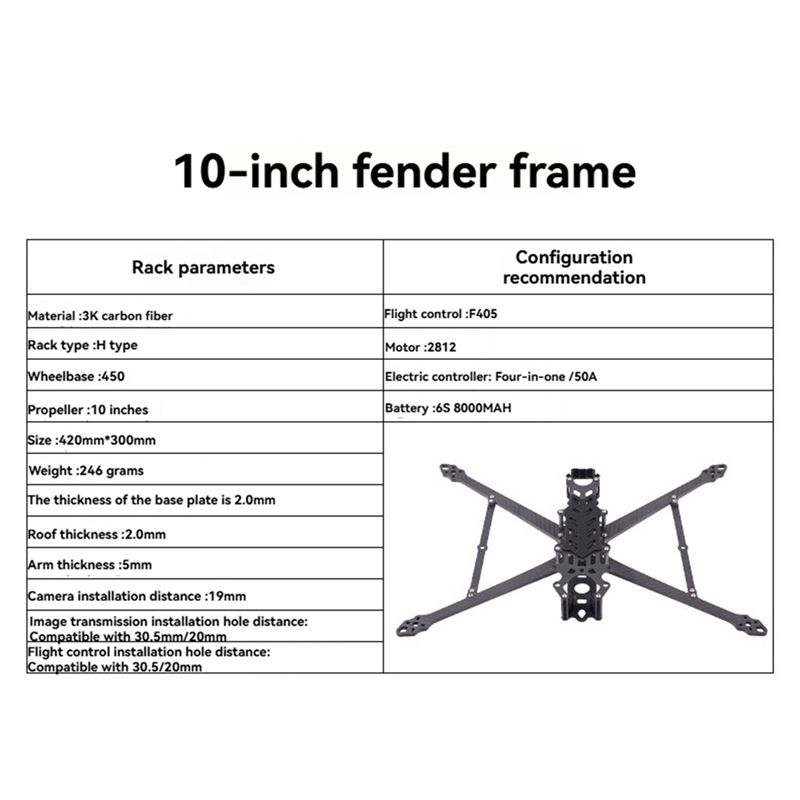Châssis de drone de course FPV - Drone Kit Long Range avis et prix